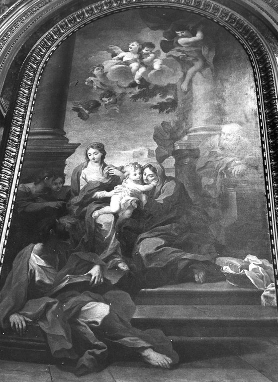 Sacra Famiglia con Sant'Anna (dipinto) by Gimignani Ludovico (sec. XVII)